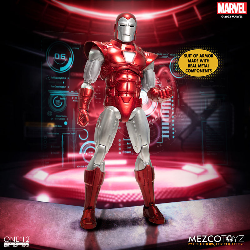 Mezco Toyz One:12 Collective Iron Man: Silver Centurion