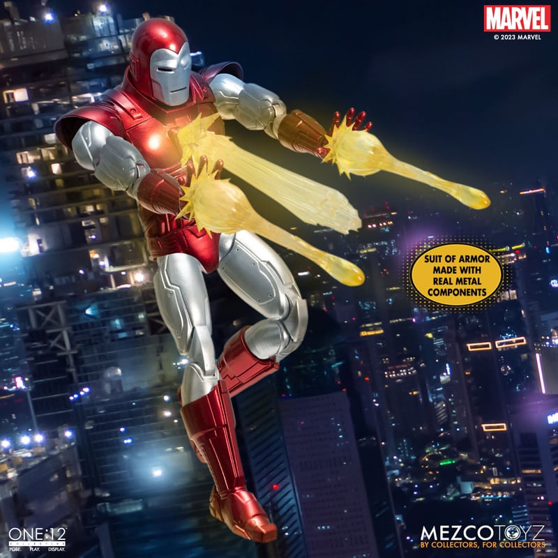 Mezco Toyz One:12 Collective Iron Man: Silver Centurion