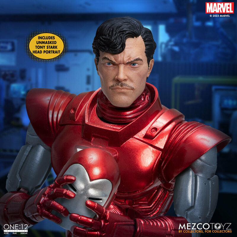 Mezco Toyz One:12 Collective Iron Man: Silver Centurion