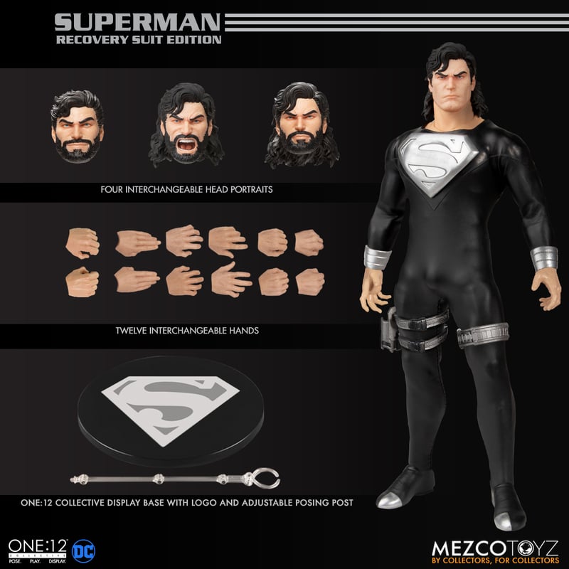 Mezco Toyz Superman: Recovery Suit Edition 1:12 Scale Collectible Figure