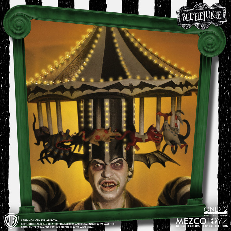 Mezco Toyz Beetlejuice - Deluxe Edition 1:12 Scale Collectible Figure 72502