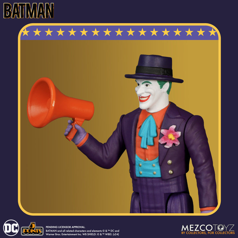 Mezco Toyz 5 Points 1989 Batman Assortment - Joker Collectible Figure