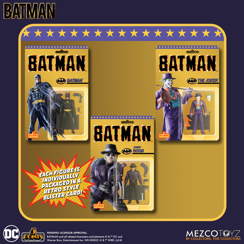 Mezco Toyz 5 Points 1989 Batman Assortment - Joker Collectible Figure