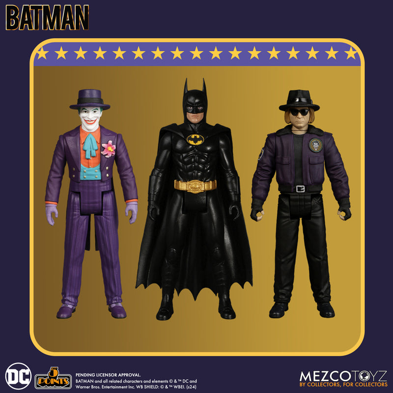 Mezco Toyz 5 Points 1989 Batman Assortment - Joker Collectible Figure