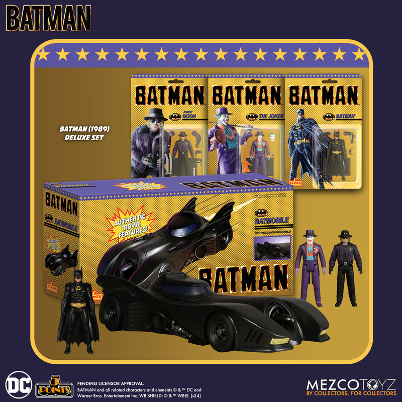 Mezco Toyz 5 Points 1989 Batman Assortment - Joker Collectible Figure