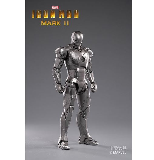 ZD Toys Iron Man Mark II 1:10 Scale Collectible Figure (With Light Up Function)