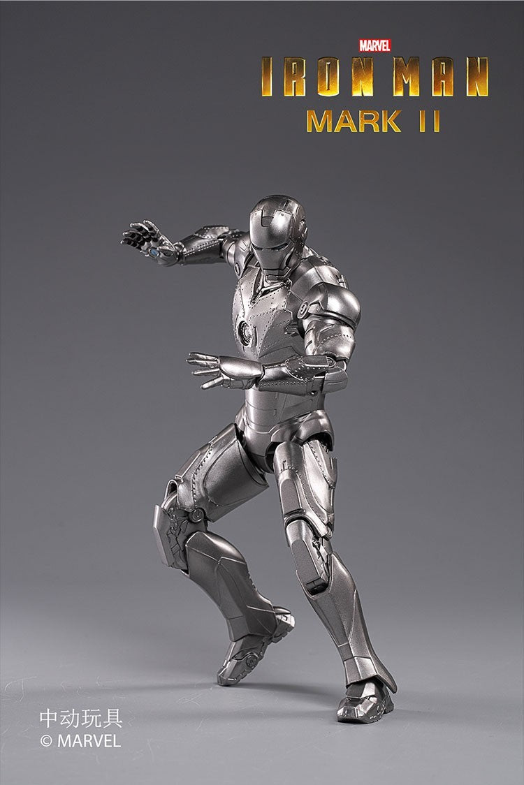 ZD Toys Iron Man Mark II 1:10 Scale Collectible Figure (With Light Up Function)