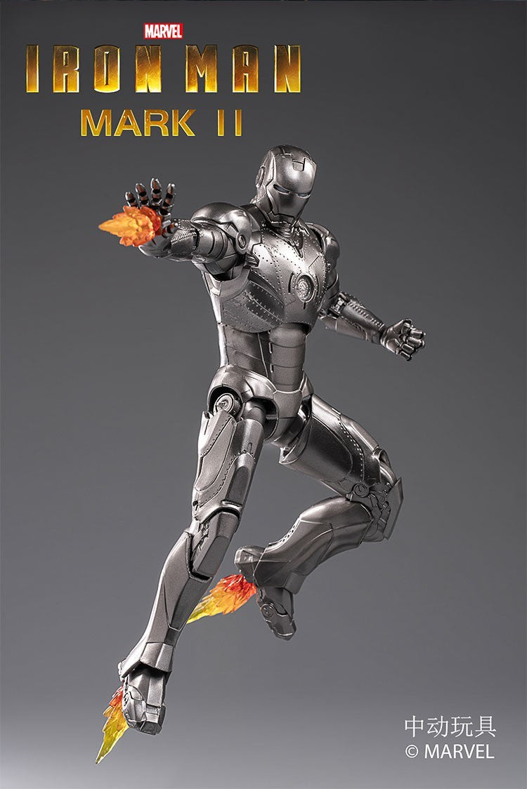 ZD Toys Iron Man Mark II 1:10 Scale Collectible Figure (With Light Up Function)