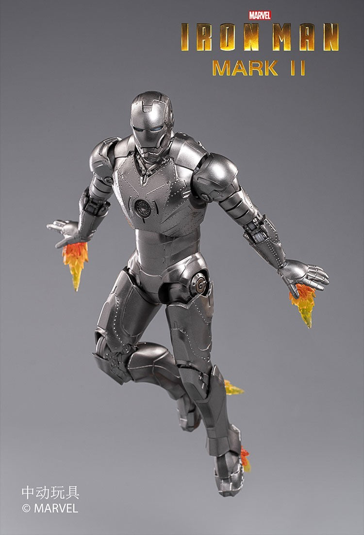 ZD Toys Iron Man Mark II 1:10 Scale Collectible Figure (With Light Up Function)