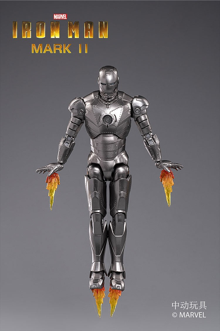 ZD Toys Iron Man Mark II 1:10 Scale Collectible Figure (With Light Up Function)